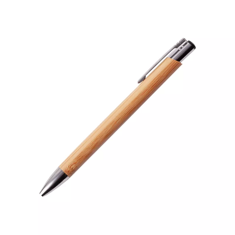 Długopis Vizela w bambusowym etui - brązowy (R01070.10)