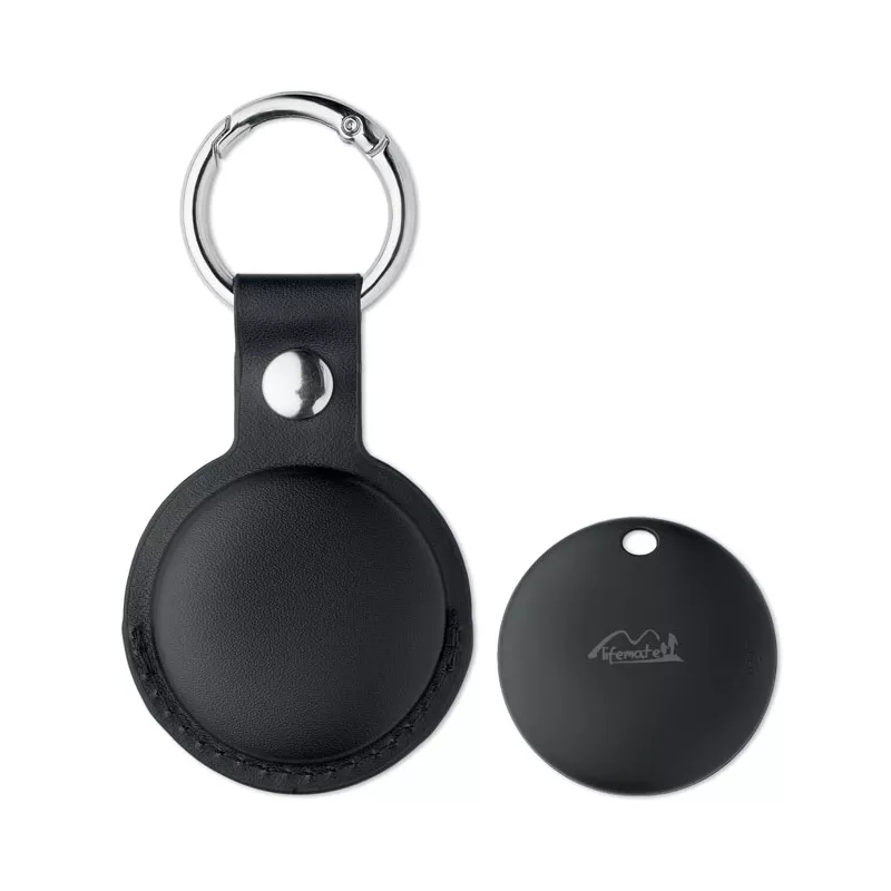Lokalizator Find My w etui z PU LIFEMATE IN PU CASE - Czarny (MO3108-03)