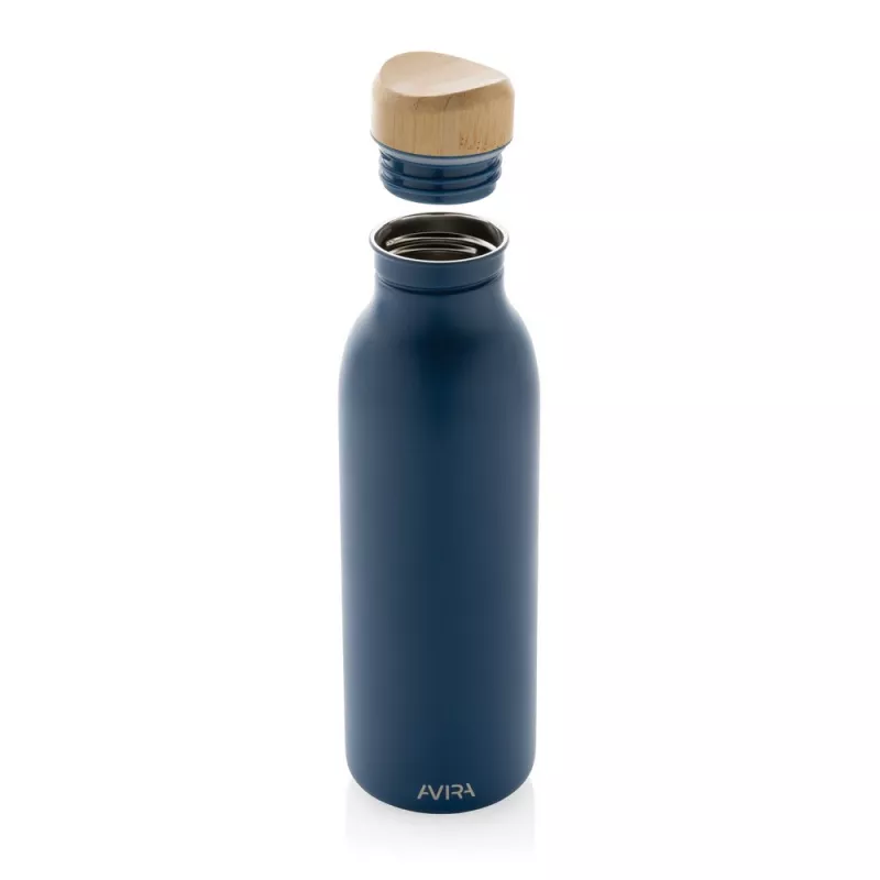 Butelka sportowa 600 ml Avira Alcor, stal nierdzewna z recyklingu - niebieski (P438.065)