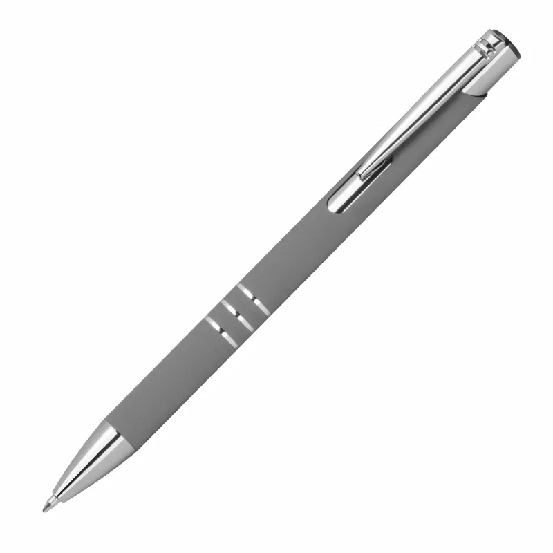Długopis metalowy półżelowy DUNMORE - grafitowy (399177)