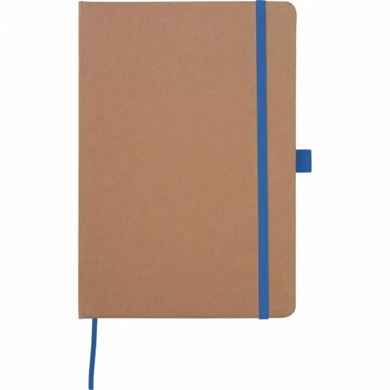 Notatnik A5 w linie z papieru z recyklingu BOURNEMOUTH - niebieski (528304)