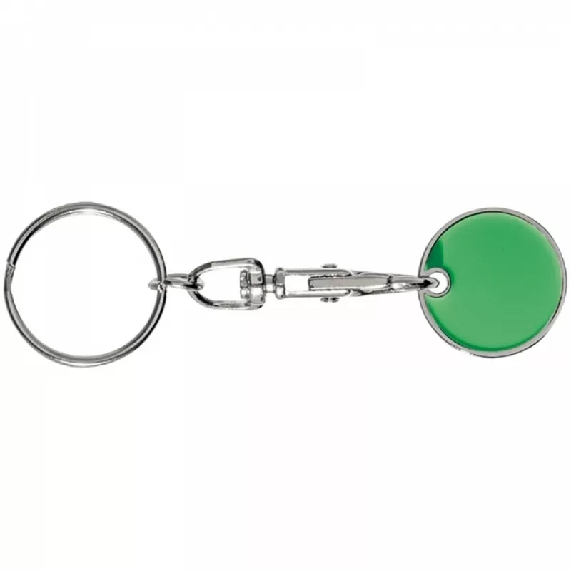 Brelok metalowy z żetonem ARRAS - zielony (047709)