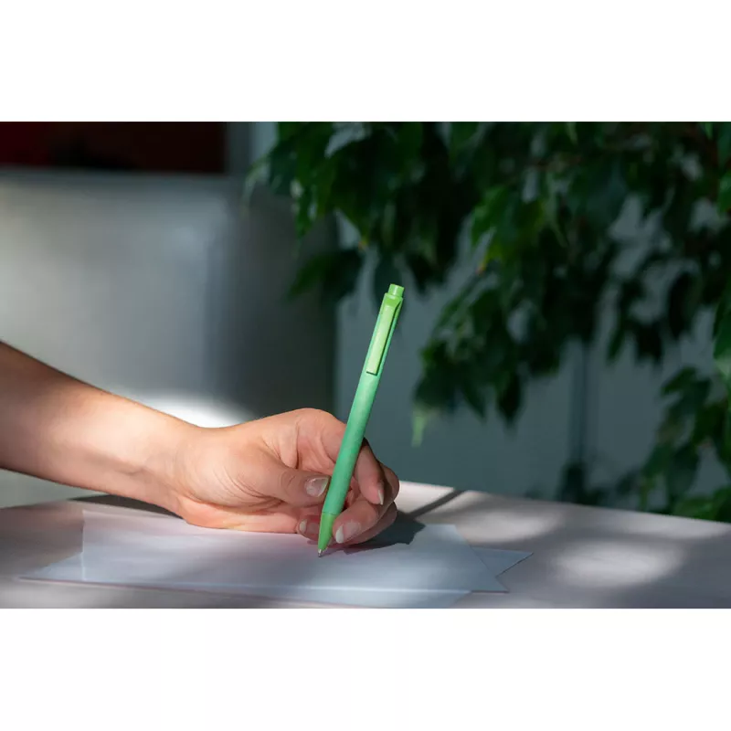 Długopis tekturowy DOMENICA - zielony (1256509)