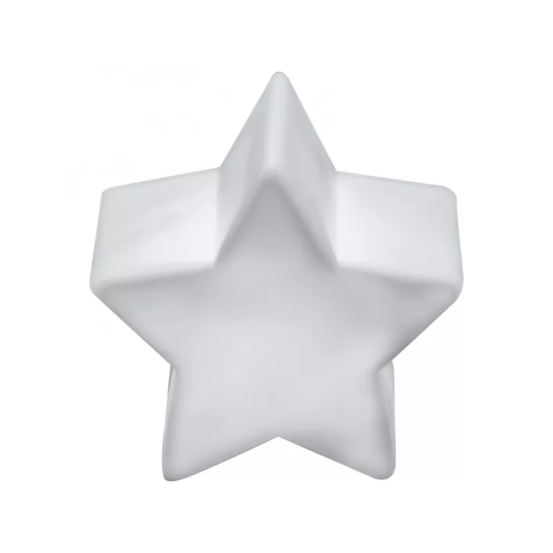 Lampka plastikowa LED STAR - biały (058506)