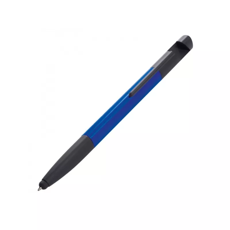 Długopis plastikowy z linijką DAAN - niebieski (064204)