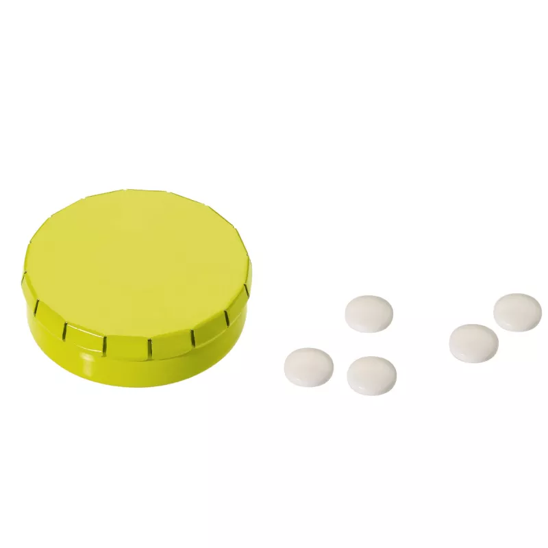 Miętówki w pudełku 'Click' - jasnozielony (LT91794-N0032)