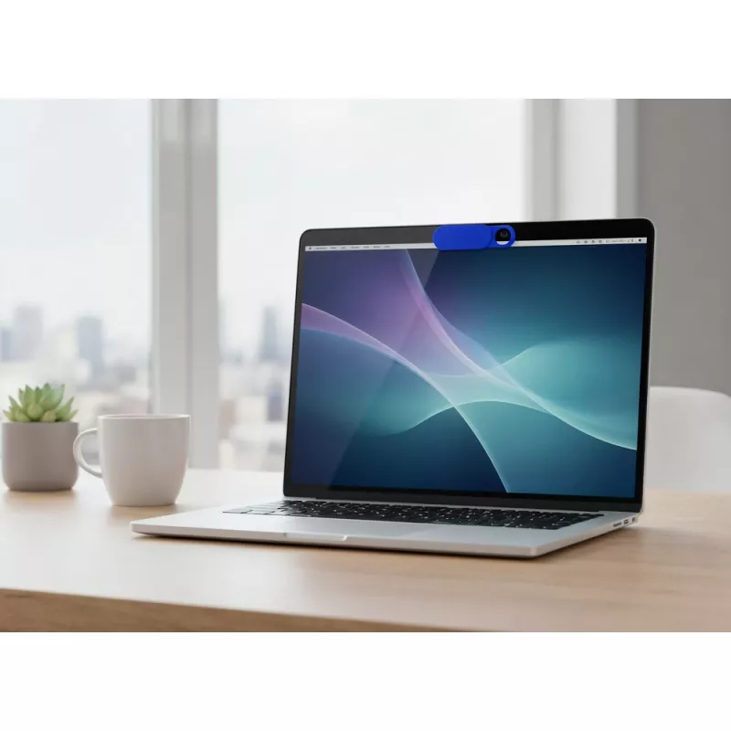 Zasłona na kamerę internetową - niebieski (V3971-11)