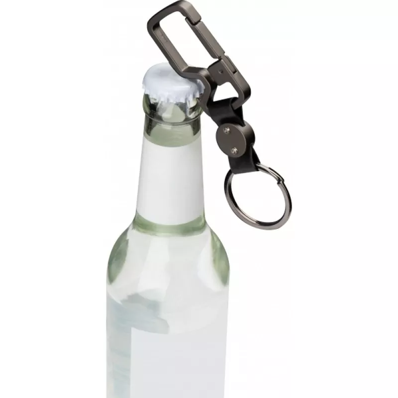 Brelok metalowy MACAU - ciemnoszary (365677)