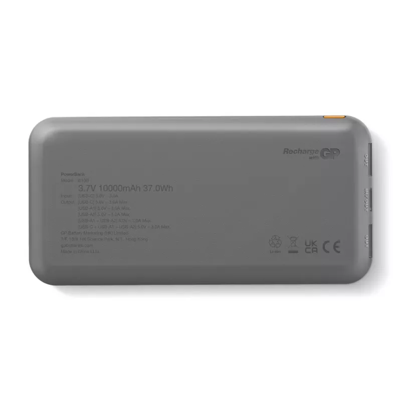 GP B+ Series Powerbank 10000 mAh - czarny (LT45102-N0002)