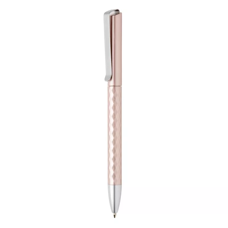 Długopis z ABS z metalowym klipem X3.1 - różowy (P610.930)