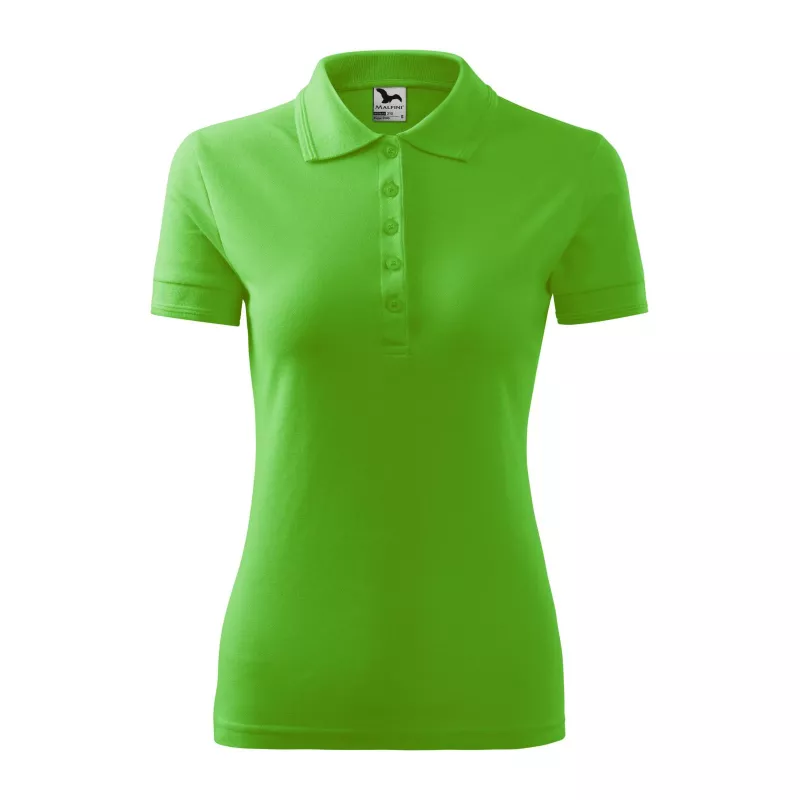 Damska koszulka polo 200 g/m² PIQUE  POLO 210 - Green apple (ADLER210-GREEN APPLE)