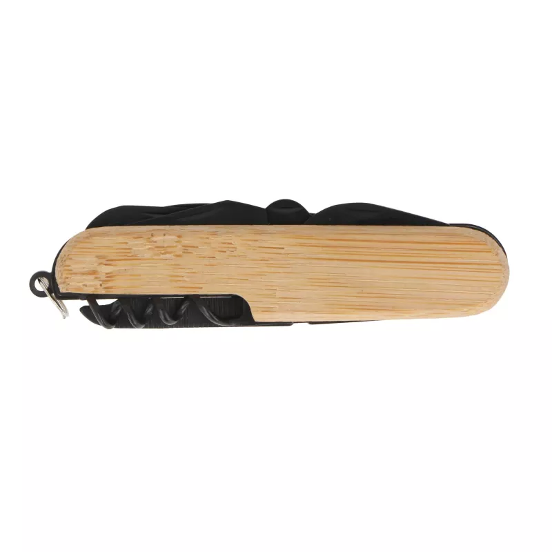 Multi-tool bamboo 9 funkcji - czarny (LT93409-N0002)