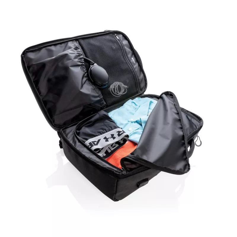 Torba sportowa, podróżna Swiss Peak AWARE™ RPET - czarny (P763.141)