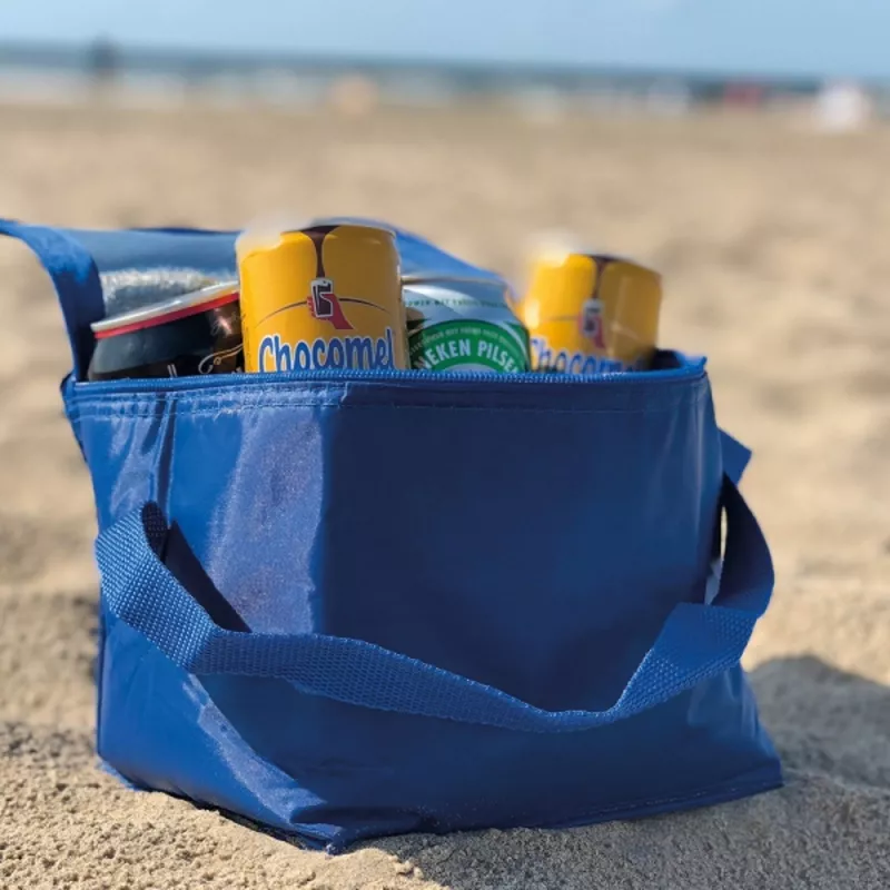 Torba termiczna na 6 puszek 500 ml HONORATA - niebieski (6710404)