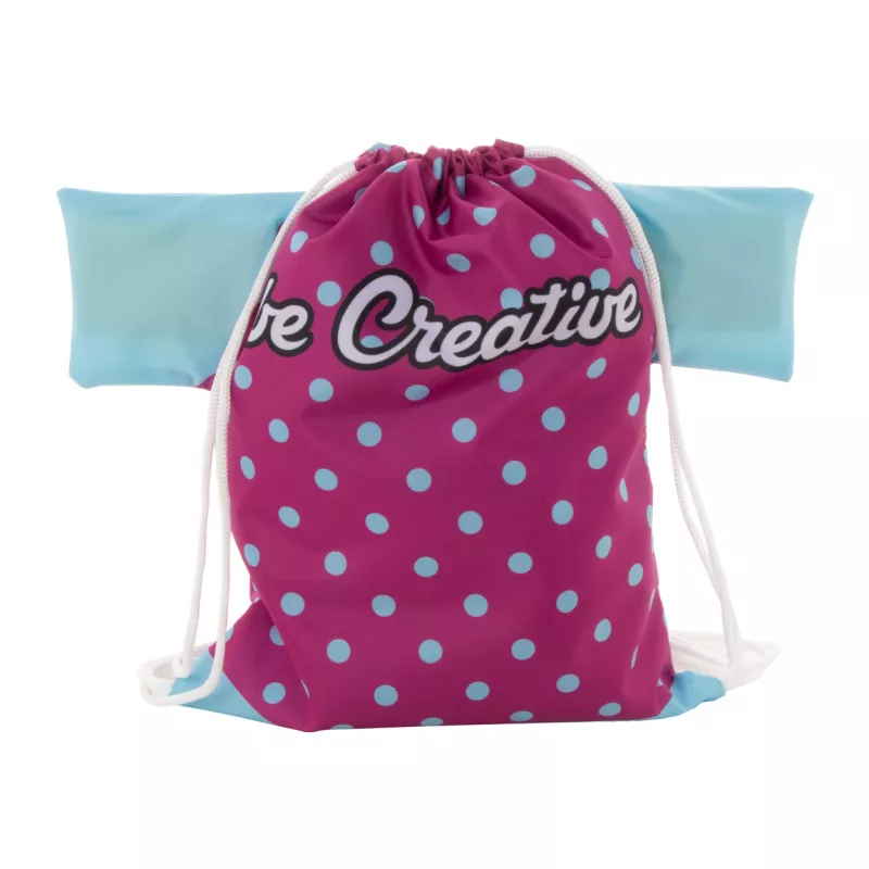 CreaDraw T Kids personalizowany worek ze sznurkami dla dzieci - biały (AP716552-01)