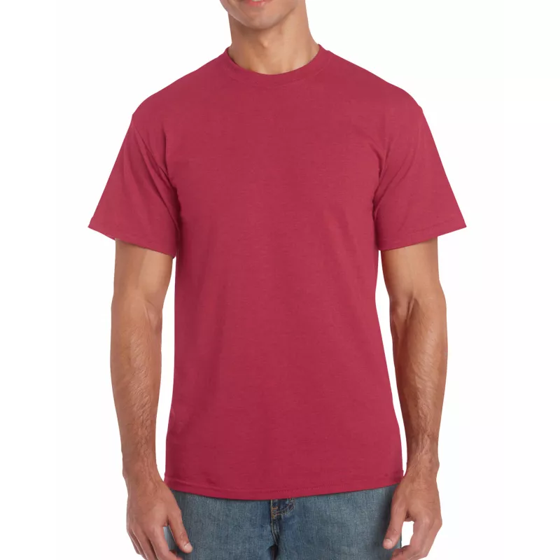 Koszulka bawełniana 180 g/m² Gildan Heavy Cotton™ - Antique Cherry Red (5000-ANTIQUE CHERRY RED)