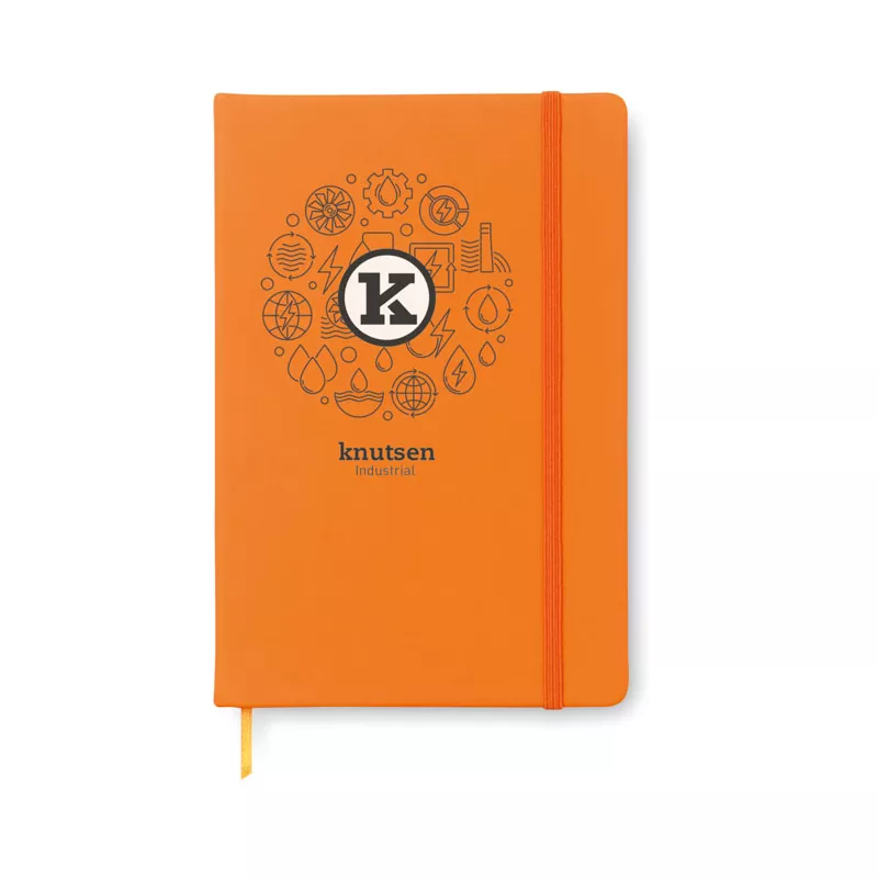 Notes A5 w okładce PU 96 kartek w linię ARCONOT LINED - Pomaranczowy (MO1804-10)