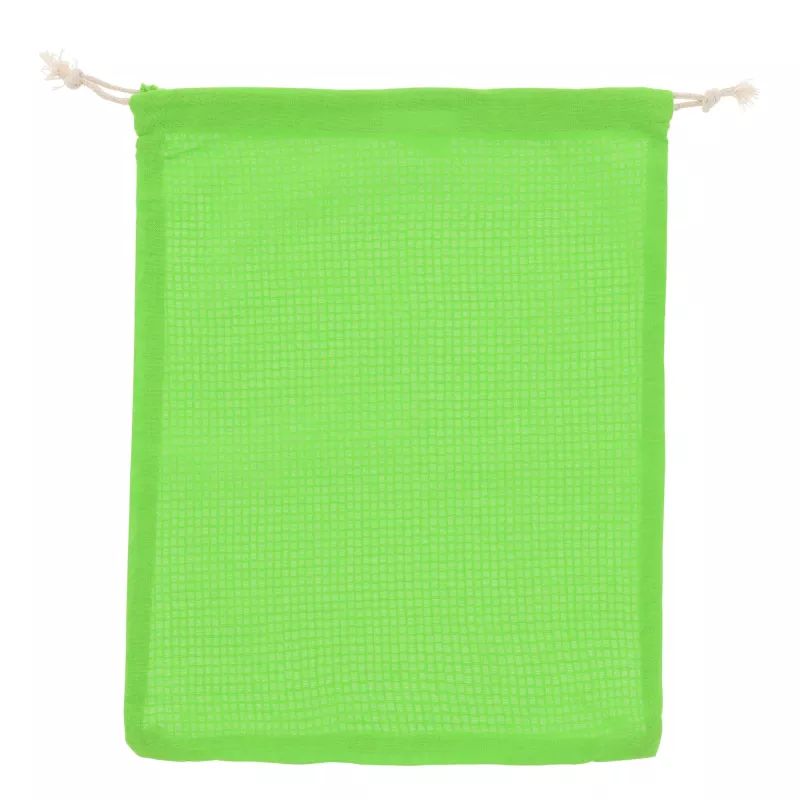 Bawełniana torba wielokrotnego użytku na żywność OEKO-TEX® 25x30cm - jasnozielony (LT95207-N0032)