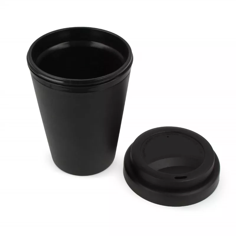 Kubek do kawy RPP w jednolitych kolorach 250ml - czarny (LT98866-N0002)
