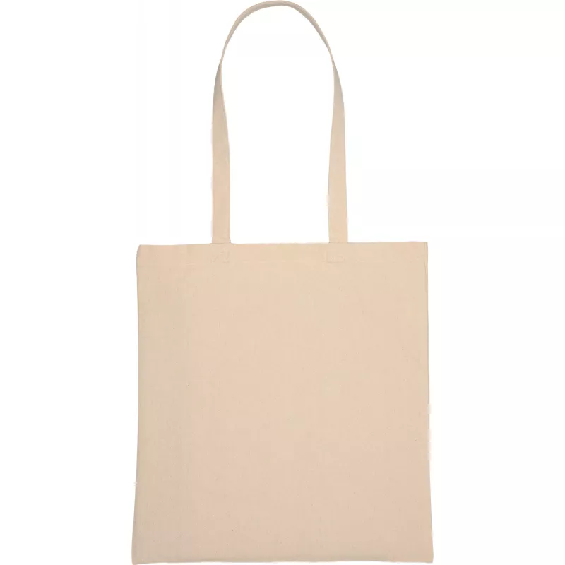 Torba z bawełny organicznej z długimi uszami 220 g/m2 WERNER - beżowy (6321913)