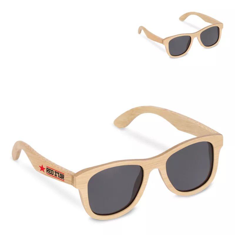 Bambusowe okulary przeciwsłoneczne Justin UV400 - naturalny-t (LT86732-N0094)
