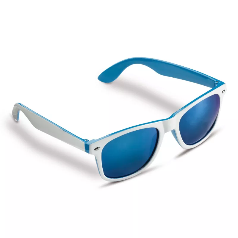 Okulary przeciwsłoneczne Jeffrey UV400 - biało / niebieski (LT86712-N0111)