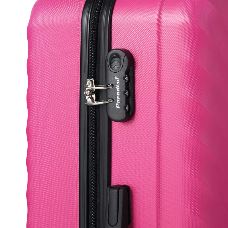 Zestaw walizek - różowy (56-2220008)