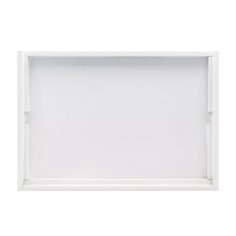 Drewniana gra zręcznościowa "połącz cztery" - biały (P940.243)