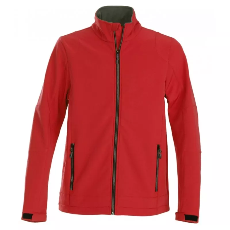 Softshell reklamowy męski 280 g/m² TRIAL - Czerwony (2261044-RED)