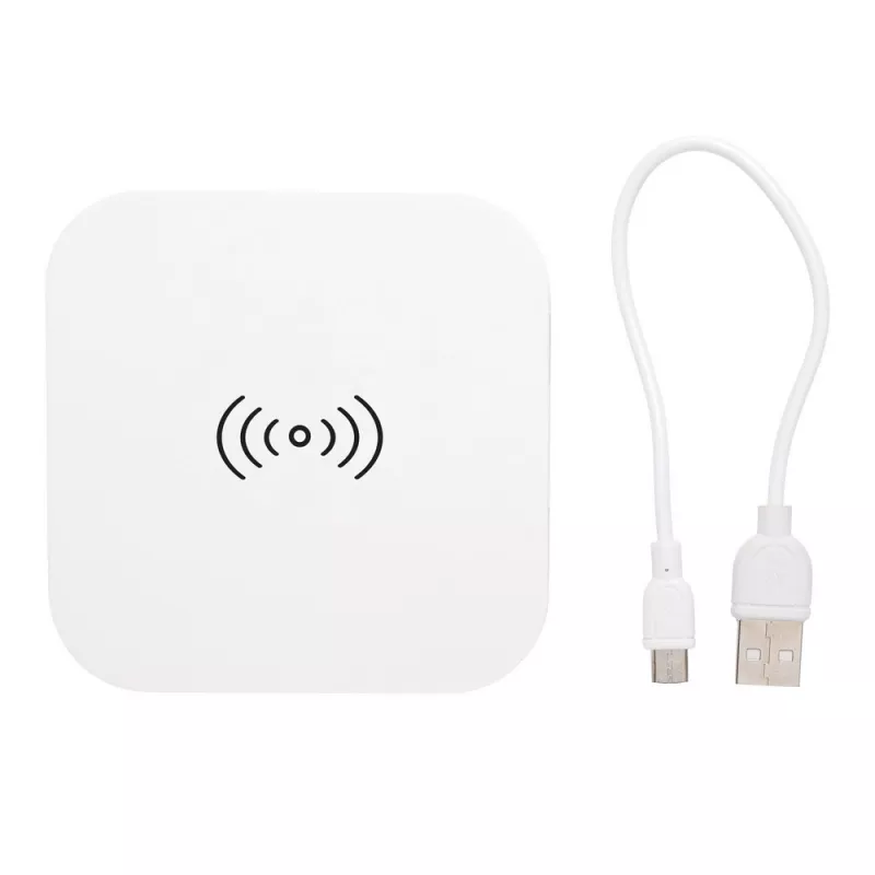Ładowarka bezprzewodowa 5W - biały (P308.923)