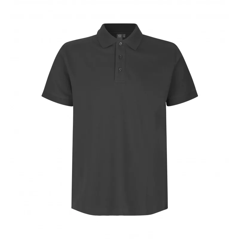 Koszulka bawełniana 210 g/m² ID Polo/stretch 0525 - Charcoal (0525-CHARCOAL)