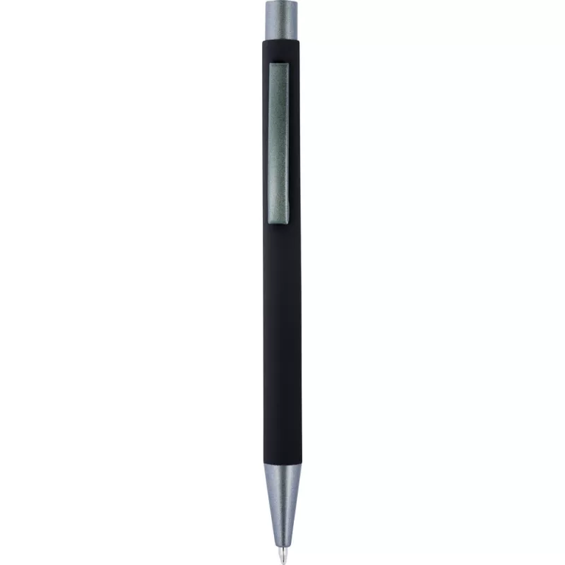 Długopis metalowy z lustrzanym grawerem - czarny (V1916-03)