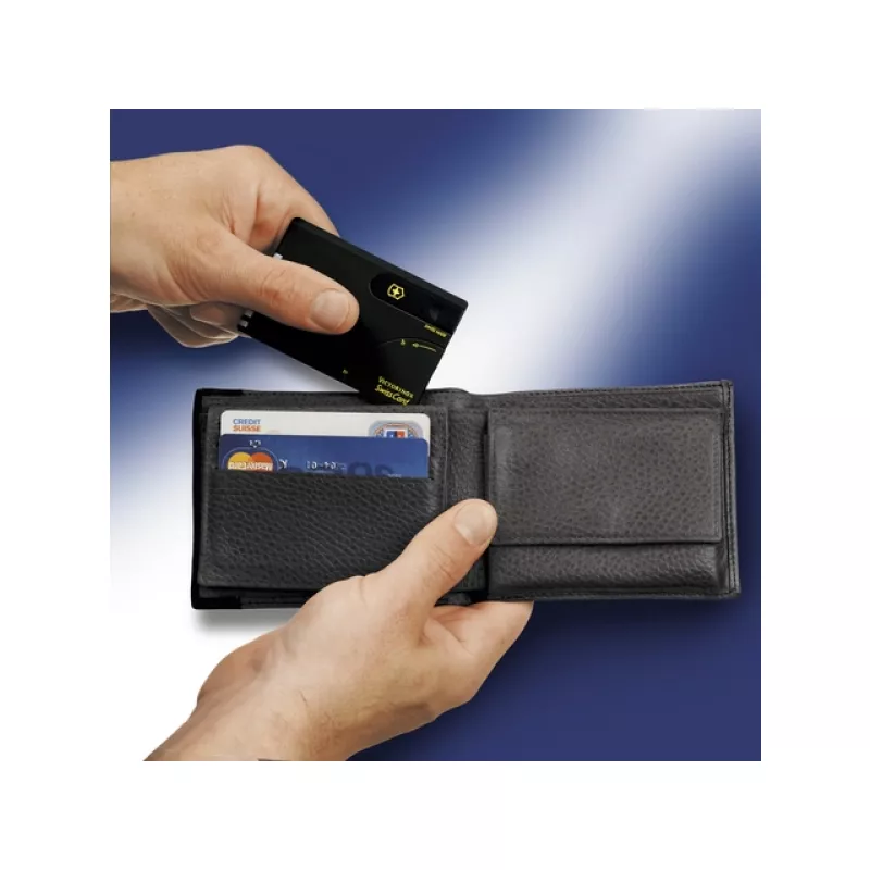 Victorinox SwissCard Classic - Czarny transparent (07133T363)