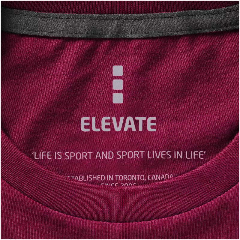 Męski T-shirt 160 g/m²  Elevate Life Nanaimo - Bordo (38011-BURGUND)