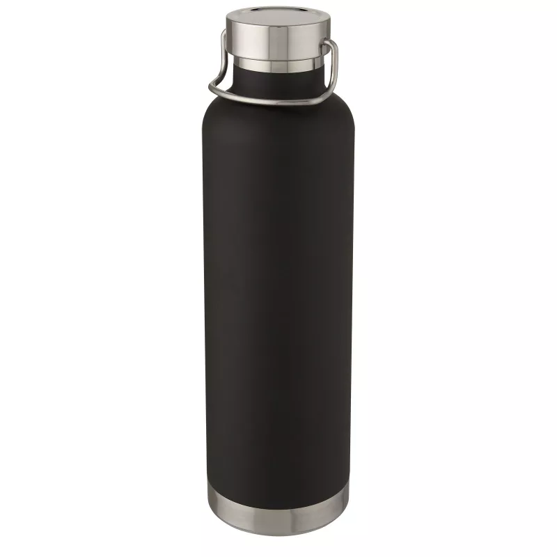Miedziana, izolowana próżniowo butelka Thor 1 litr - Czarny (10067390)