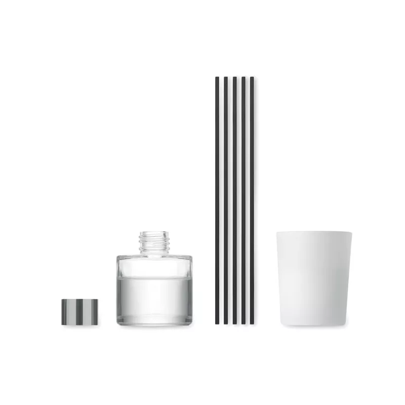 Dyfuzor zapachowy waniliowy 40 ml ze świecą KALOMA SET - Bialy (MO3118-06)