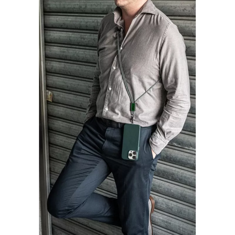 Smycz reklamowa BrandCharger Lany - grafitowy (VA553-15)