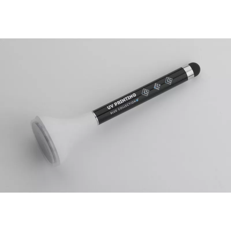 Długopis touch z czyścikiem XELO - czarny (19573-02)