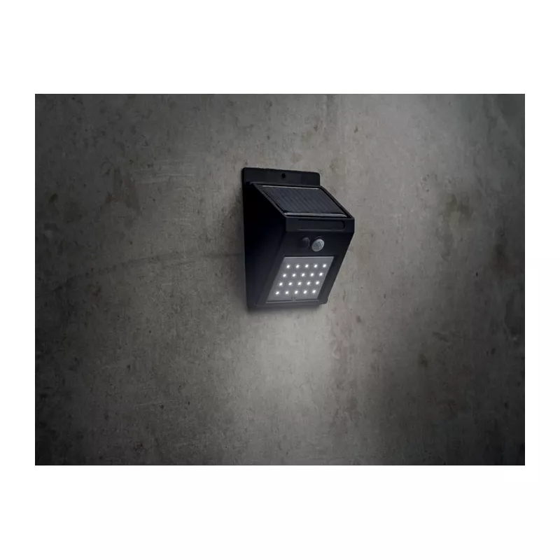 Lampa solarna 20 LED z czujnikiem ruchu MOTI - Czarny (MO2151-03)