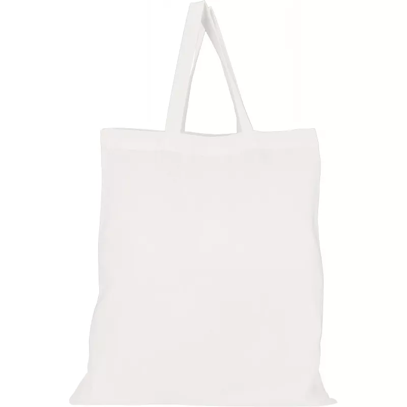 Torba bawełniana z krótkim uchem 140 g/m2 MARSHALL - biały (6068006)