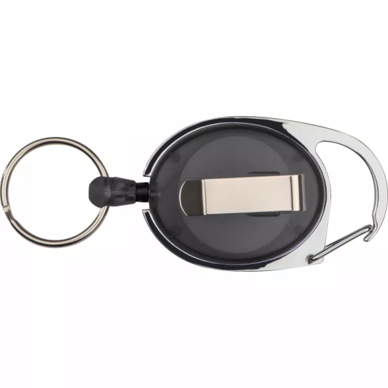 Brelok z karabińczykiem i zwijaną linką DIANA - czarny (9117103)