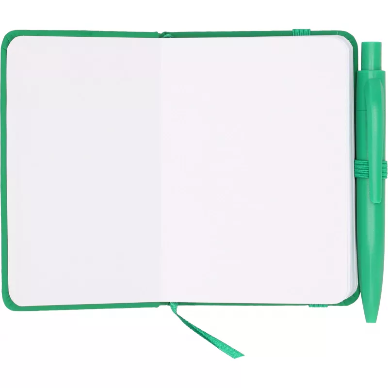 Notes A7 z długopisem SAN ANTONIO - zielony (556209)