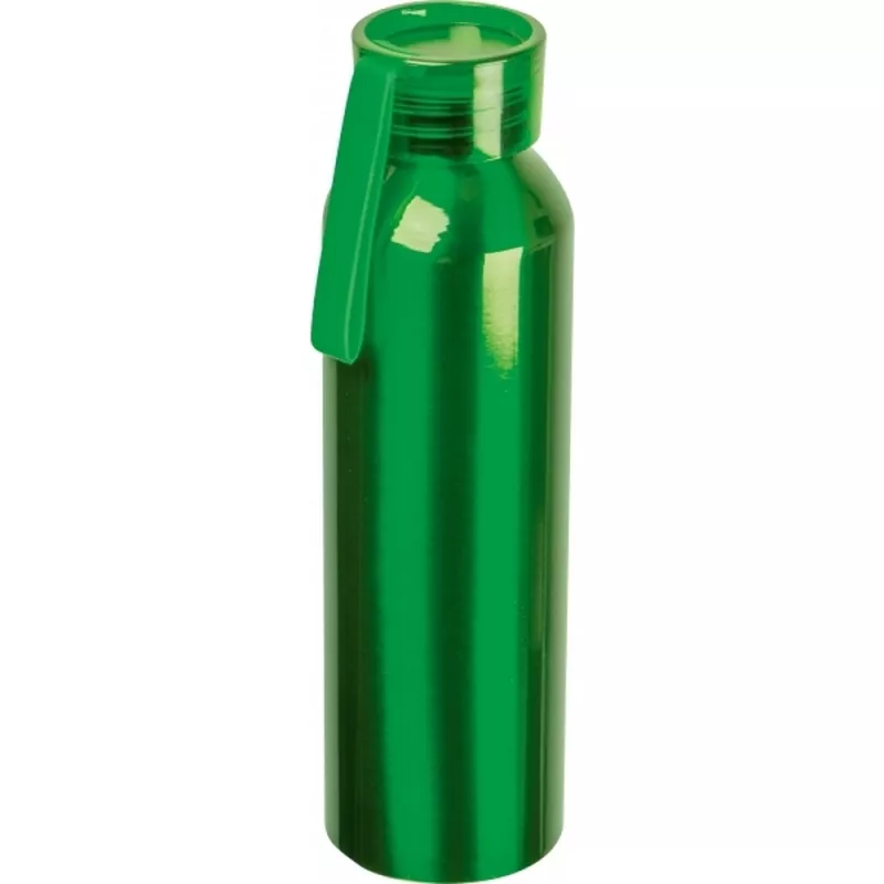 Butelka z aluminium z recyklingu CORK 600 ml - zielony (424709)