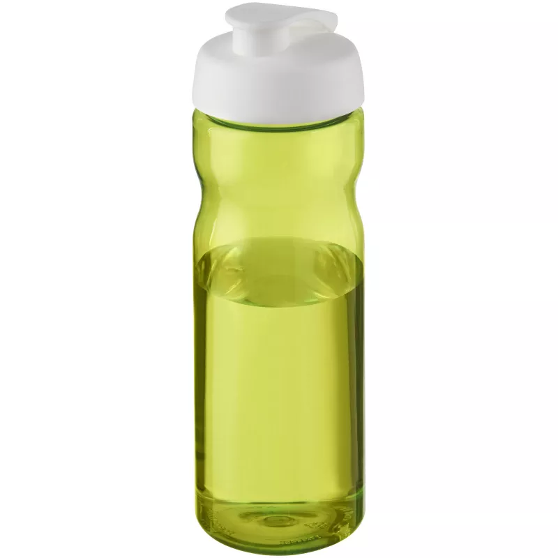 Bidon H2O Base® o pojemności 650 ml z wieczkiem zaciskowym - Biały-Limonka (21004528)