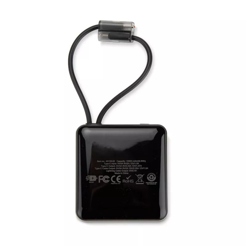 Powerbank LUMERO 10000 mAh 22,5W - czarny (45138-02)