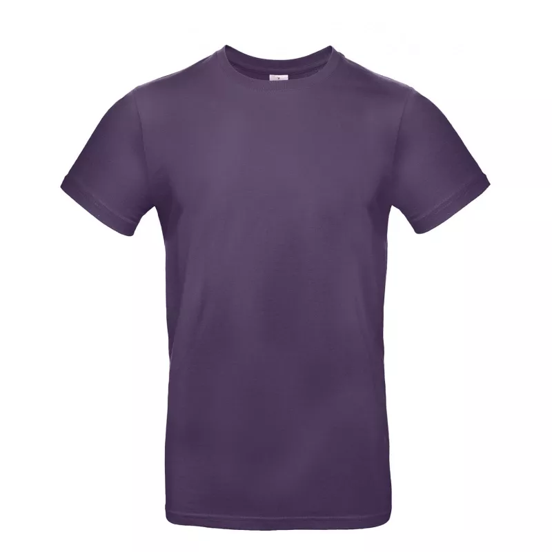 Koszulka reklamowa 185 g/m² B&C #E190 - Urban Purple (352) (TU03T/E190-URBAN PURPLE)