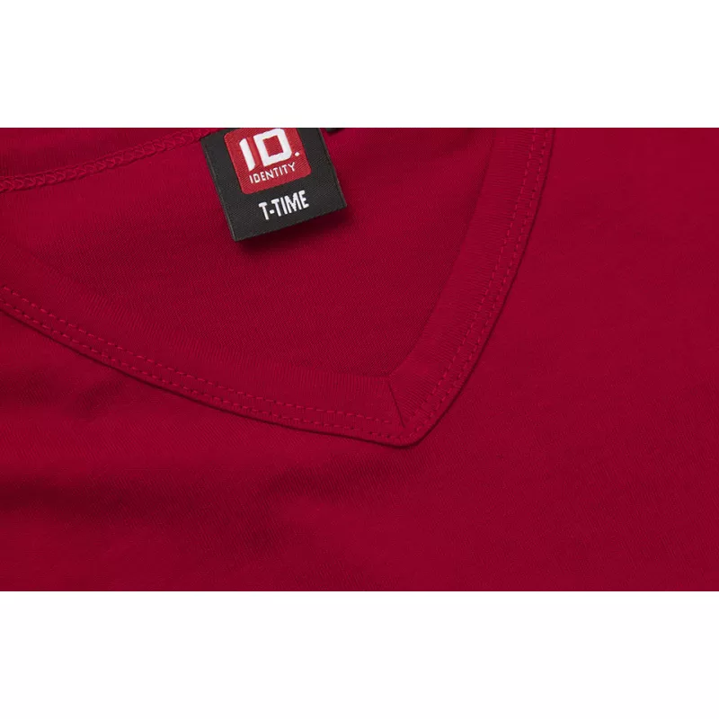 T-shirt ID  T - TIME®/v-neck 175 g/m² - Red (0514-RED)