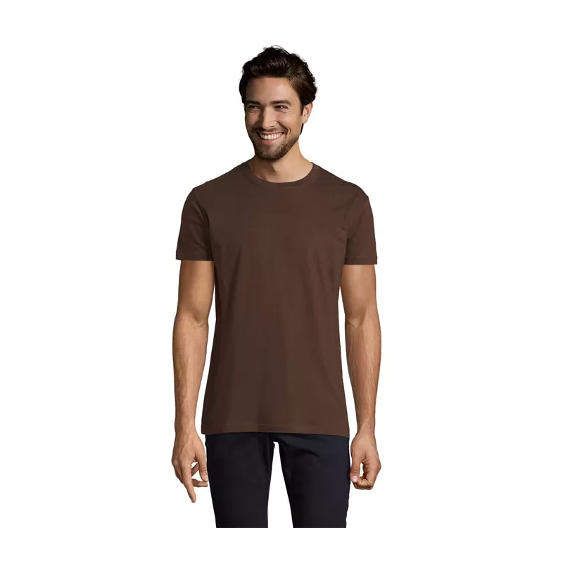 Koszulka męska bawełniana 190 g/m² Sol's IMPERIAL - Chocolate (S11500-CH)