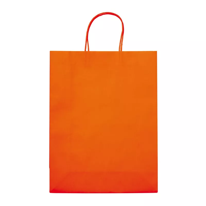 Papierowa torba 30x40x12 cm 120g/m² - pomarańczowy (LT91718-N0026)