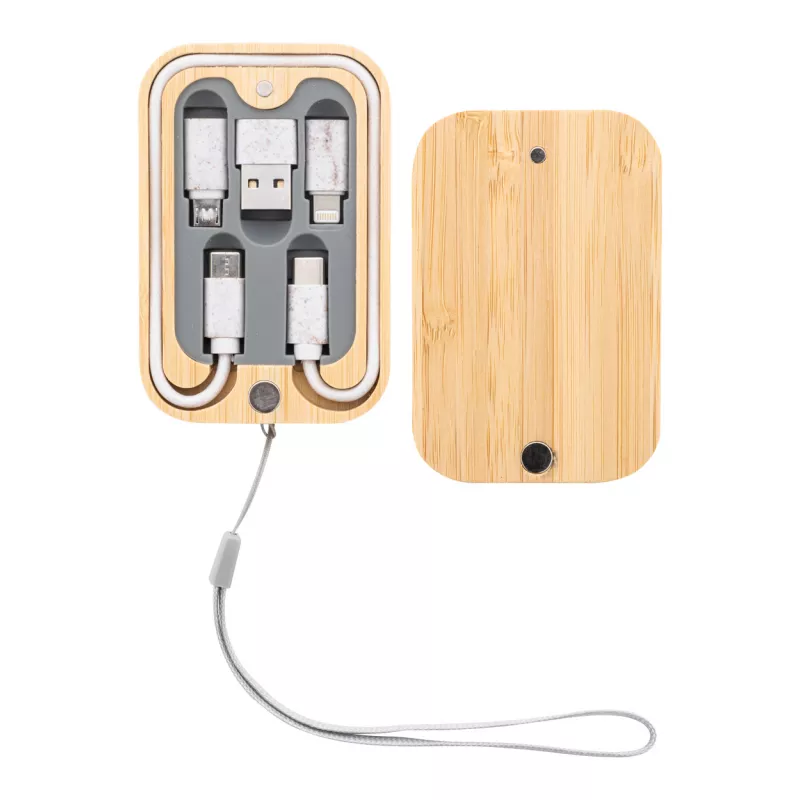 Cabsly zestaw kabli USB do ładowania - naturalny-a (AP864061)